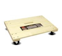 MaxWorks 50952 1000 lbs. Capacity 24 in. x 16 in. Hardwood Furniture Moving Dolly