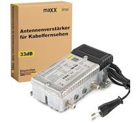 maxx.onLine vst9341 a amplificatore per tv via cavo, 34 DB, regolabile, BK Amplificatore Cavo vernsehen DVB-T, DVB-C amplificatore per antenna