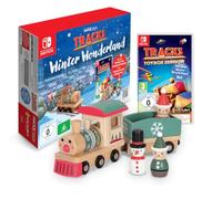 Maxx Tech Tracks Winter Wonderland Kit per Switch - Include 1 carrello per treni e treni in legno; Personaggi scenici in legno e codice scaricabile per Tracks Toy Box Edition e DLC Winter Wonderland