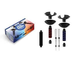 Maxx Tech VR Beat Saber Kit - designed for PSVR2 controllers, includes 2x 2-in1 dual grips compatible with Beat Saber, Kayak Mirage, Whats The Bat, Drums Rock, Brain Beats + many more VR games