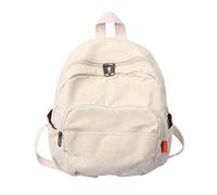 MaxxCloud Zaino vintage in denim per computer portatile, casual, in tela, borsa da giorno, borsa leggera, 484 Beige, Standard, classico