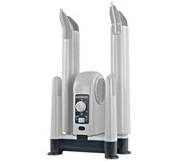 MaxxDry Asciuga Scarpe, Stivali & Guanti - Asciuga 4 Articoli in 60 min, previene odori & batteri, Sicuro su Tutti i Tessuti, Tubi Inclusi, Cavo 180 cm, 240W, Garanzia 1 Anno, Ideale per casa & Sport