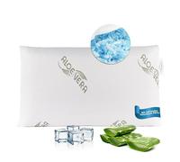 MaxxGoods Cuscino rinfrescante per il collo in schiuma di gel di alta qualità con rivestimento in aloe vera, lavabile e adatto all'asciugatrice, cuscino per comfort e alleviare la pressione (70 x 42