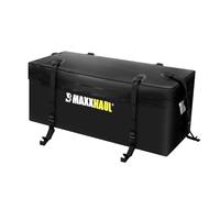 MAXXHAUL - Borsa da Trasporto per Portapacchi, 70209, Fissaggio su Gancio Traino, Robusta e Resistente all’Acqua, 119 x 50 x 50 cm, Nero, con Cinghie di Fissaggio