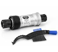 maxxi4you Shimano BB-ES51-E Octalink - Cuscinetto interno per bicicletta, 68 mm/118 mm, con spazzola per catena per bicicletta