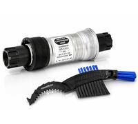 maxxi4you Shimano BB-ES51-E Octalink - Cuscinetto interno per bicicletta, 68 mm/121 mm, con spazzola per catena per bicicletta