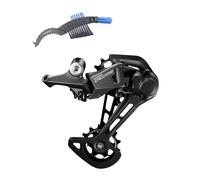 maxxi4you Shimano Deore RD-M5100-SGS - Deragliatore a 11 velocità, con spazzola per catena per bicicletta