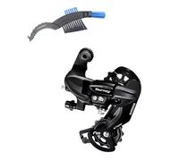 maxxi4you Shimano Tourney ERDTY300D Deragliatore 6/7 montaggio diretto o supporto incluso spazzola per catena per bicicletta