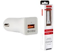 Maxximus caricabatterie per auto - 3A Quick Charge 3.0 - 18W - Bianco