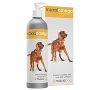 maxxiomega Olio per Cani con Pratico Erogatore Pelle Sana e Pelo Lucido Omega 3