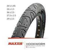 MAXXIS Hookworm 26 x 2.5 Pneumatico per bicicletta BMX Filo per copertoncino per Street Park vert Flatland 20 pollici 24 26 27,5 o 29 Dimensioni