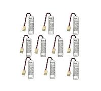 Maxxistore - Batsecur 10 batteria litio bat04 compatibile antifurto logisty batli04-3,6 V 2 Ah - LS14500 - ER14505 - Connettore Molex 6471-03