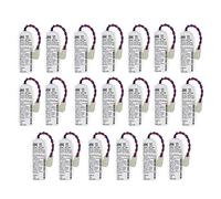 Maxxistore® - Batsecur pila litio compatibile Batli04 Daitem Logisty Atral Diagral 3,6 V 2 Ah (20 Pezzi)
