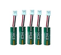 Maxxistore - HCB 5 Batterie Litio compatibile Centro Sicurezza Italia CSI - 3,0V 2,2Ah - CR17450 - Cpnnettore Molex 51004