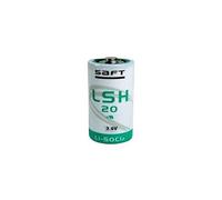 Maxxistore - Saft Batteria Lithio Litio Porta Blindata Torcia - 3,6 V 13Ah - LSH20 - ER34615M