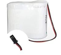 Maxxistore - Saft batteria litio sirena allarme antifurto Compatibile AVS Cityws 1164101 7,2V 13ah - 2LSH20 - ER34615M - Connettore Amp Modu II 280358