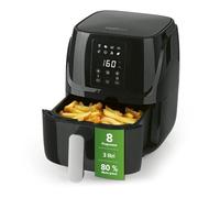 MAXXMEE Friggitrice ad aria calda digitale 3L, combinazione: forno ad aria calda, barbecue e friggitrice, 8 programmi e funzione timer, friggere, grigliare, scongelare, riscaldare e mantenere al caldo