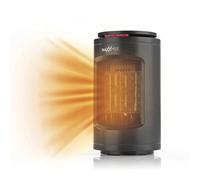 MAXXMEE Riscaldatore da Tavolo Digitale In Ceramica Nero 3 Stadi Timer