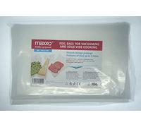 Maxxo - 120 sacchetti professionali per sottovuoto da 28 x 35 cm per macchine sottovuoto per alimenti, sacchetti di plastica senza BPA