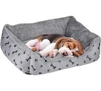 maxxpro Cuccia per cani - Cuscino per gatti - Cuscino per gatti - Poliestere - Grigio con stampa