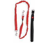 maxxpro Guinzaglio da jogging - Cane - Imbracatura, Collari e guinzagli per cani - Regolabile tra 160 - 190 cm - Rosso