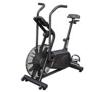 MAXXUS® AirBike ad Aria, 8 Modalità e Display LCD | Volano in acciaio da 5 kg, sedile regolabile, ruote e dati in tempo reale: watt, RPM, distanza, tempo e calorie