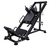 Maxxus Strumento 2 in 1, struttura in acciaio resistente, pressa per gambe e per squat Hackenschmidt