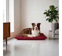 Maxy Cuscinone Cane e Gatto ELEGANT - Cuscino per Animali Domestici Imbottito e Trapuntato, in Microfibra, 60x100 cm, Materassino Morbido e Confortevole per Cani Taglia Piccola/Media/Grande, Bordeaux