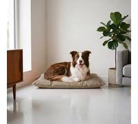 Maxy Cuscinone Cane e Gatto ELEGANT - Cuscino per Animali Domestici Imbottito e Trapuntato, in Microfibra, 60x100 cm, Materassino Confortevole per Cani Taglia Piccola/Media/Grande, Grigio Chiaro