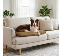 Maxy Cuscinone Cane e Gatto ELEGANT - Cuscino per Animali Domestici Imbottito, in Microfibra, 60x100 cm, Materassino Morbido e Confortevole per Cani Taglia Piccola/Media/Grande, Nocciola