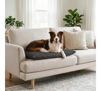 Maxy Cuscinone Cane e Gatto ELEGANT - Cuscino per Animali Domestici Imbottito, in Microfibra, 60x100 cm, Materassino Morbido e Confortevole per Cani Taglia Piccola/Media/Grande, grigio Scuro