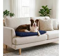Maxy Cuscinone Cane e Gatto ELEGANT - Cuscino per Animali Domestici Imbottito, in Microfibra, 60x100 cm, Materassino Morbido e Confortevole per Cani Taglia Piccola/Media/Grande, Blu Scuro