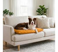Maxy Cuscinone Cane e Gatto ELEGANT - Cuscino per Animali Domestici Imbottito, in Microfibra, 60x100 cm, Materassino Morbido e Confortevole per Cani Taglia Piccola/Media/Grande, Giallo