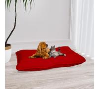 Maxy cuscinone "ELEGANT", cuscino per cani e gatti imbottito e trapuntato, 60 x 100 cm, Rosso