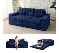 MAXYOYO Divano Letto da Pavimento, Larghezza 190 cm, con Cuscino, Pieghevole 2 in 1, 3 Posti con Funzione di Sonno, Superficie 101 x 196 cm, per Soggiorno, Camera da Letto, Lounge