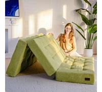 MAXYOYO Materasso Pieghevole a 2 Posti, Spessore 15 cm, Divano Letto Futon Convertibile, Materasso per Ospiti, Letto Aggiuntivo,135x190