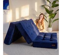 MAXYOYO Materasso Pieghevole a 2 Posti, Spessore 15 cm, per Divano Letto Futon Convertibile, Materasso per Ospiti, Letto Aggiuntivo,150x195