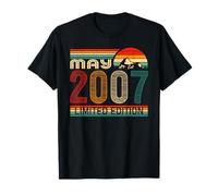 May 2007 Limited Edition Classic 2007 Year Vintage Birthday Maglietta