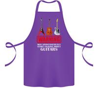 May Avvio Parlando About Chitarre Chitarrista Cotone Grembiule 100% Organic