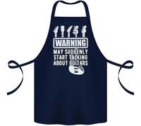 May Avvio Parlando About Chitarre Chitarrista Cotone Grembiule 100% Organico