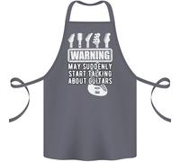 May Avvio Parlando About Chitarre Chitarrista Cotone Grembiule 100% Organico