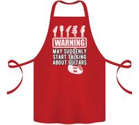 May Avvio Parlando About Chitarre Chitarrista Cotone Grembiule 100% Organico