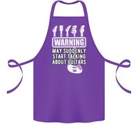 May Avvio Parlando About Chitarre Chitarrista Cotone Grembiule 100% Organico
