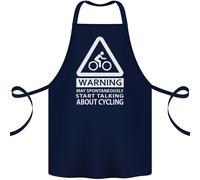 May Avvio Parlando About Ciclismo Ciclista Cotone Grembiule 100% Biologico