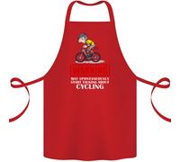 May Avvio Parlando About Ciclismo Divertente Cotone Grembiule 100% Biologico