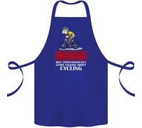 May Avvio Parlando About Ciclismo Divertente Cotone Grembiule 100% Biologico