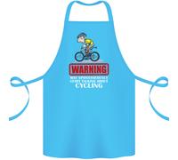 May Avvio Parlando About Ciclismo Divertente Cotone Grembiule 100% Biologico