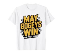 May Bogeys Funny Golf Humor Bogey Parody Golfer Star Maglietta