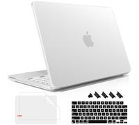May Chen Compatibile con MacBook Neo 13" modello A3404 2026 Release, custodia protettiva sottile e leggera con finitura satinata con copertura per tastiera e pellicola protettiva, trasparente satinato