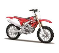 May Cheong Bburago Honda CRF450 - Modellino da collezione in pressofusione, in scala 1:18, colore: rosso